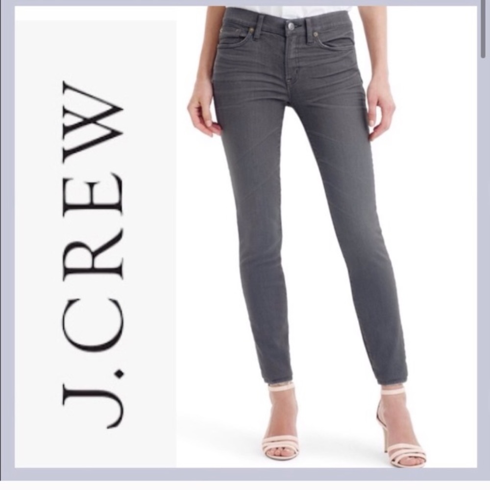 J. Crew Size 26 Grey Toothpick Jean in Grey